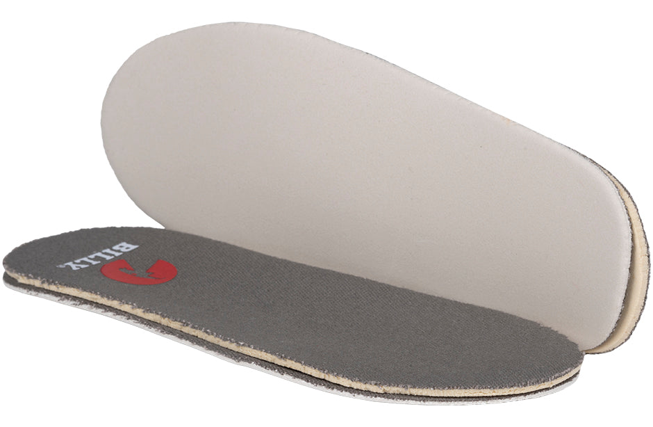 Comfortable shoe insoles for Billy Classic, ideal for orthotics, plantar fasciitis, and bunions support.