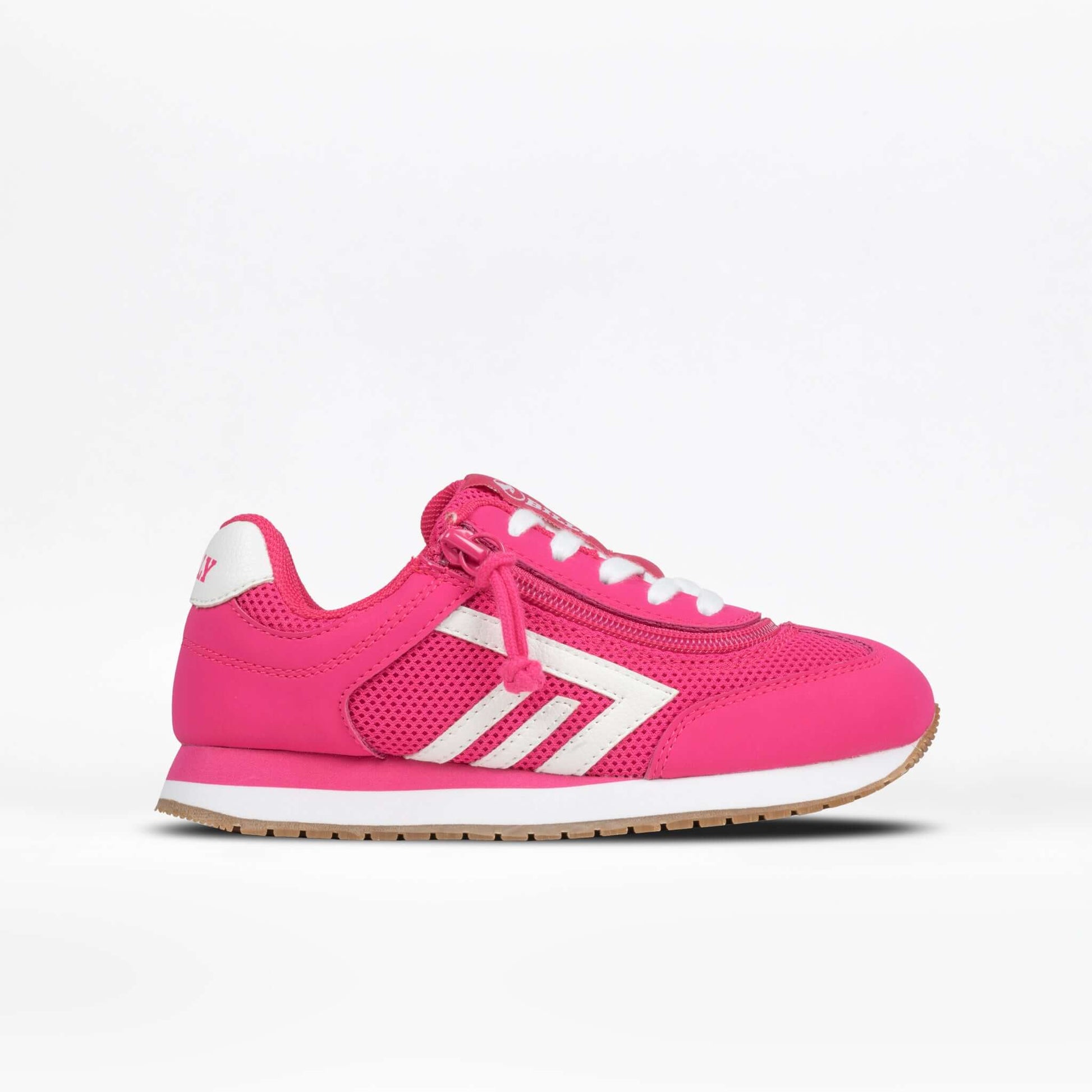Fuchsia BILLY Retro Jogger shoes for diabetes, plantar fasciitis, bunions, wide feet, extra wide feet, and orthotics.