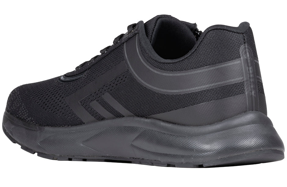Men's Black BILLY Sport Inclusion Sneakers, comfortable for diabetes, plantar fasciitis, bunions, wide feet, orthotics, and wheelchair use.