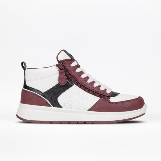 Women's White/Wine/Black BILLY Comfort DZ High CPMA Certified AFO-Ready