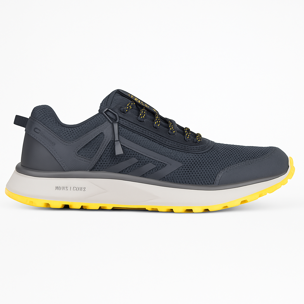 Men's Charcoal/Yellow BILLY Inclusion Trail Sneakers