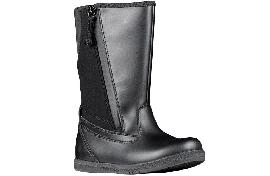BILLY EZ Women's Black Boots – Water Resistant & Easy-On
