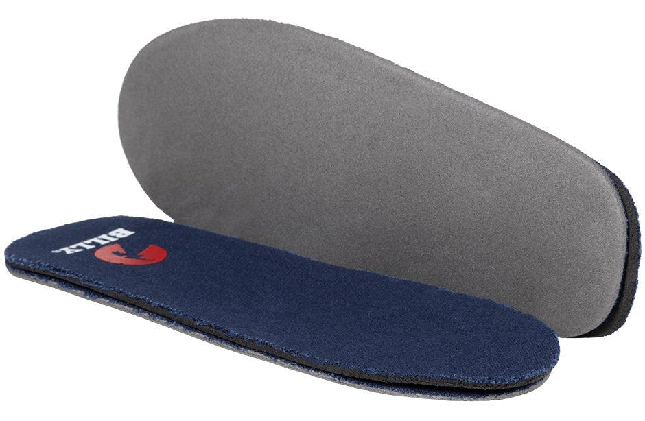 BILLY removable insoles designed for comfort and support, ideal for shoes adapted for diabetes, plantar fasciitis, and orthotics.