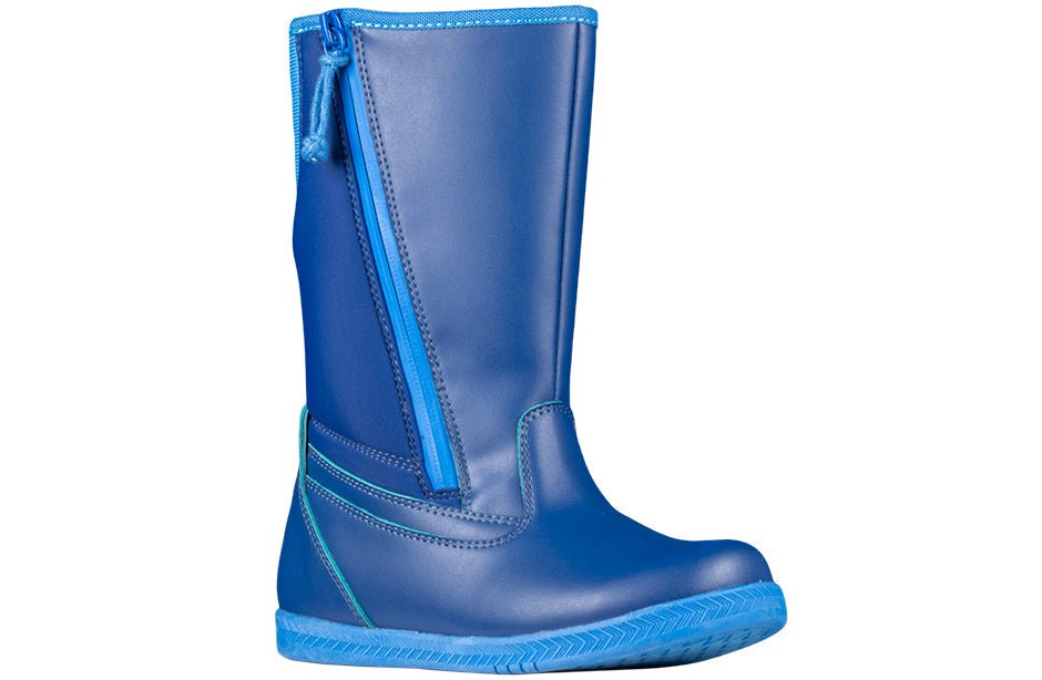 BILLY EZ Women's Navy Boots – Water Resistant & Easy-On