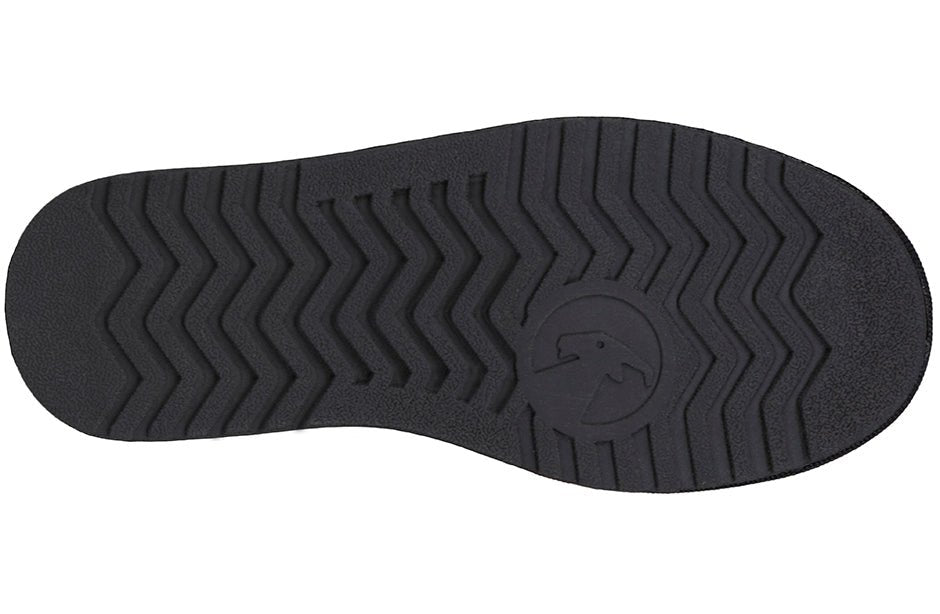 Kids Black BILLY Cozy Boots rubber outsole, ideal for comfort and support, perfect for wide feet and suitable for orthotics.
