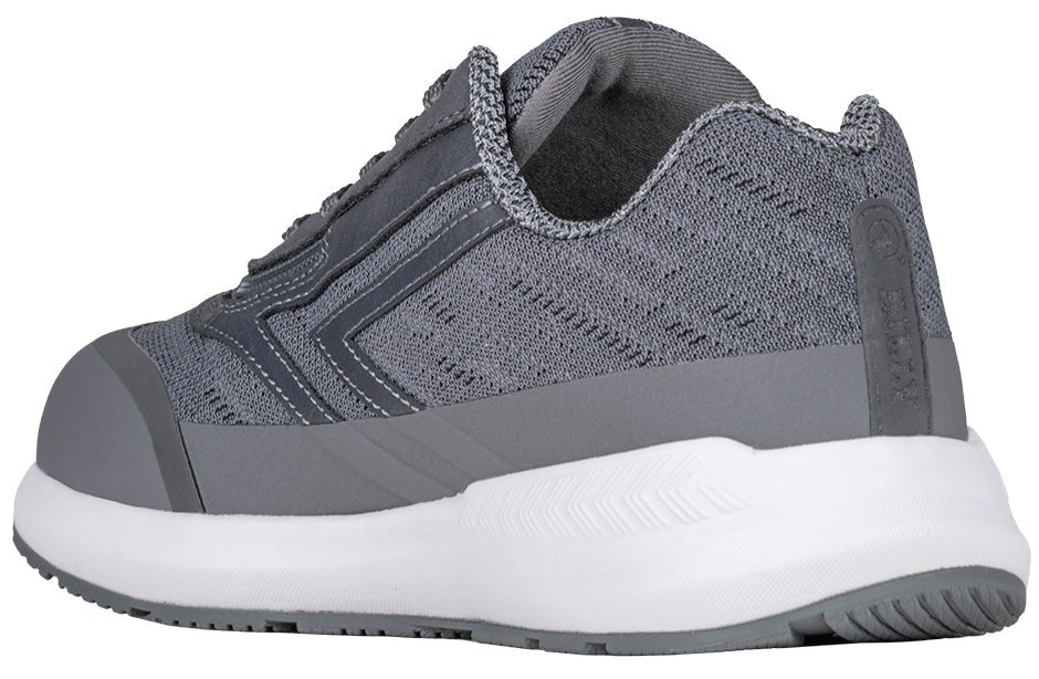 Charcoal BILLY Goat AFO-Friendly Shoe with removable insoles, ideal for diabetes, plantar fasciitis, and wide feet.