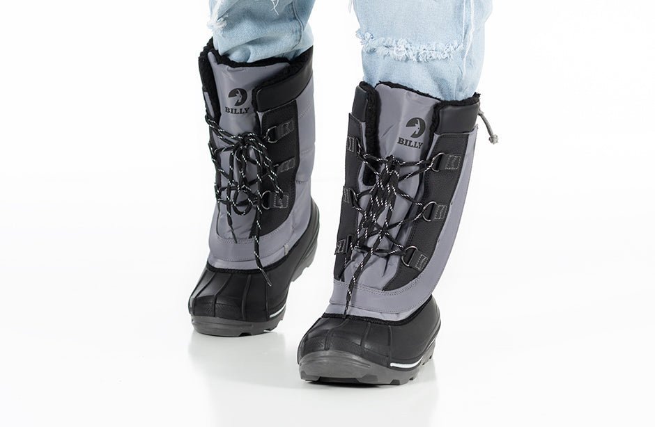 Men's Grey BILLY Ice Winter Boots - BILLY Footwear® Canada