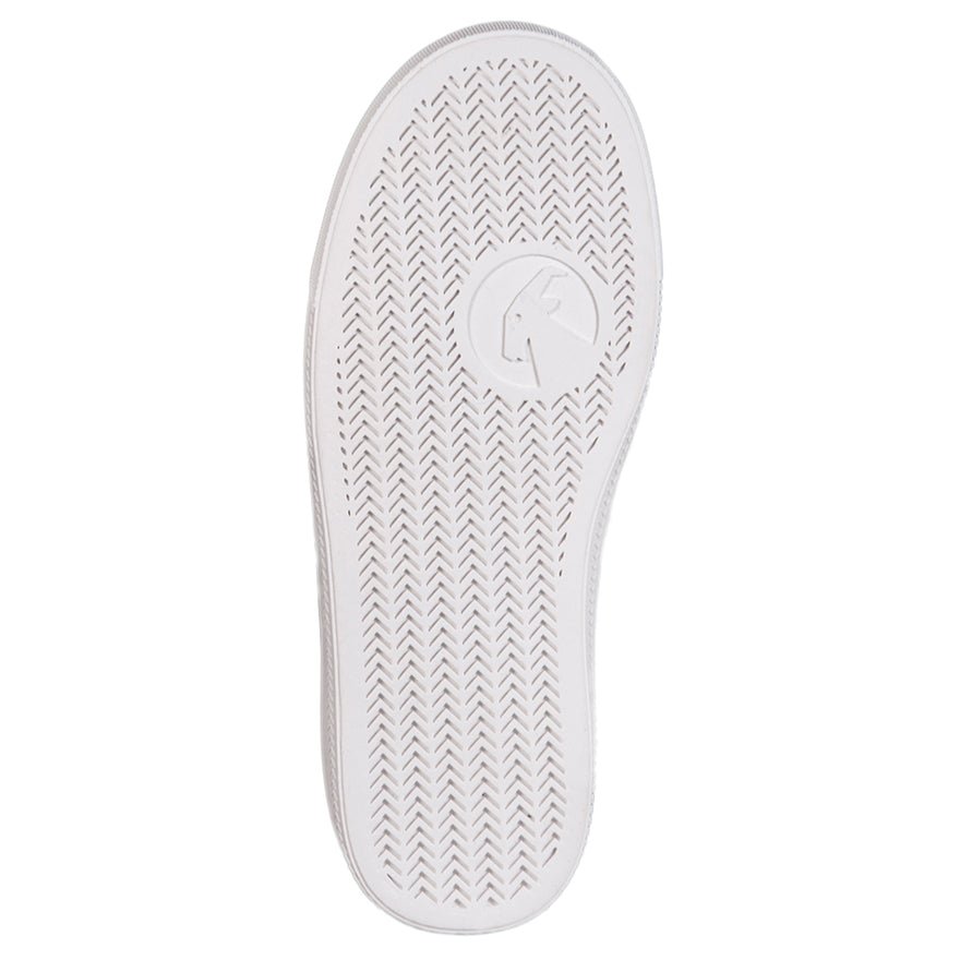 Outsole of Rose Gold BILLY Quilt High Tops designed for support: ideal for diabetes, plantar fasciitis, bunions, and orthotics.