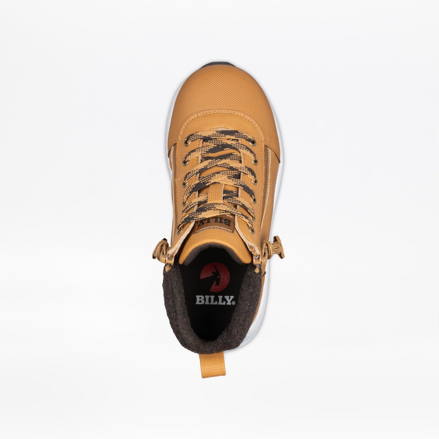 Rugged Tan BILLY Goat Dual Zipper High Tops