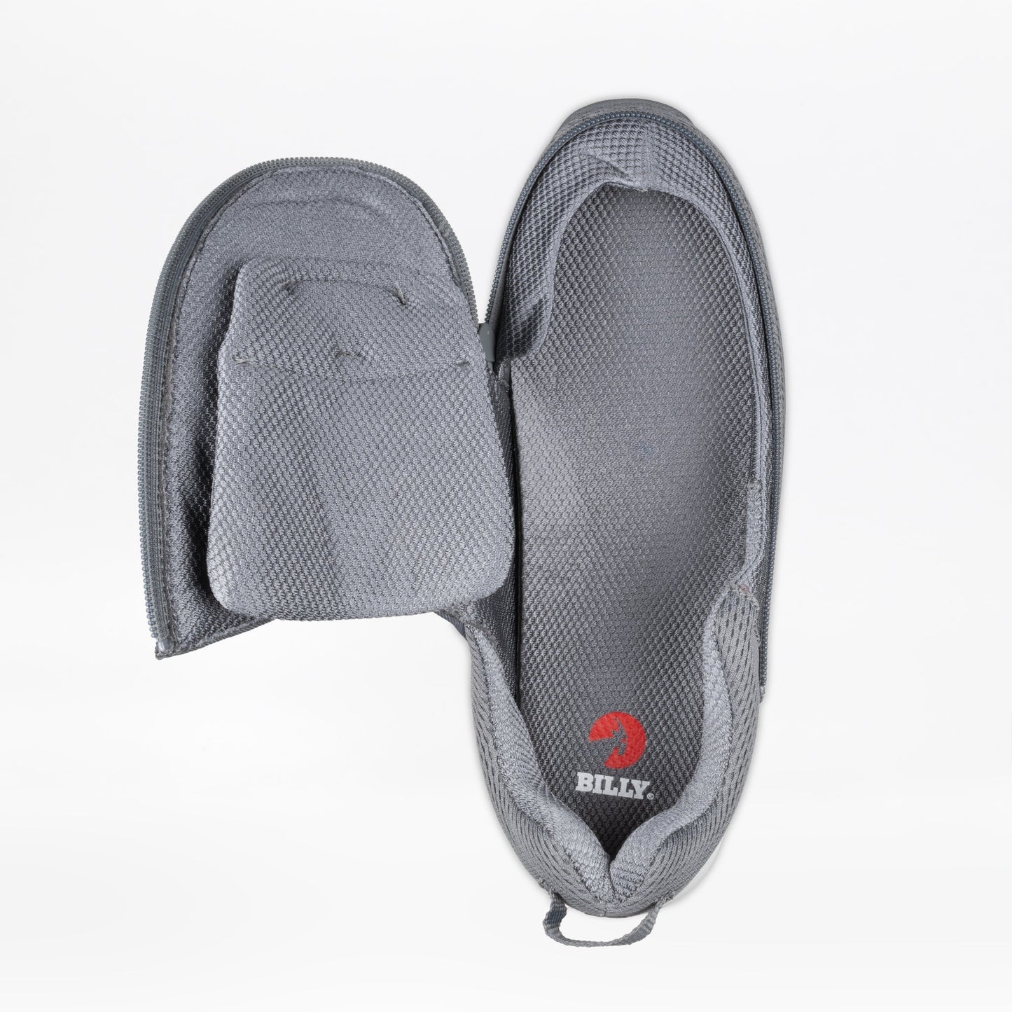 Men's Charcoal BILLY Limitless shoe for diabetes, plantar fasciitis, bunions, wide feet, extra wide feet, wheelchair and orthotic use.