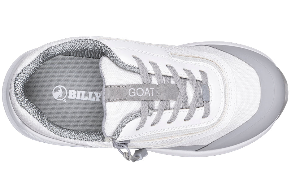 White BILLY Goat AFO-Friendly Shoes