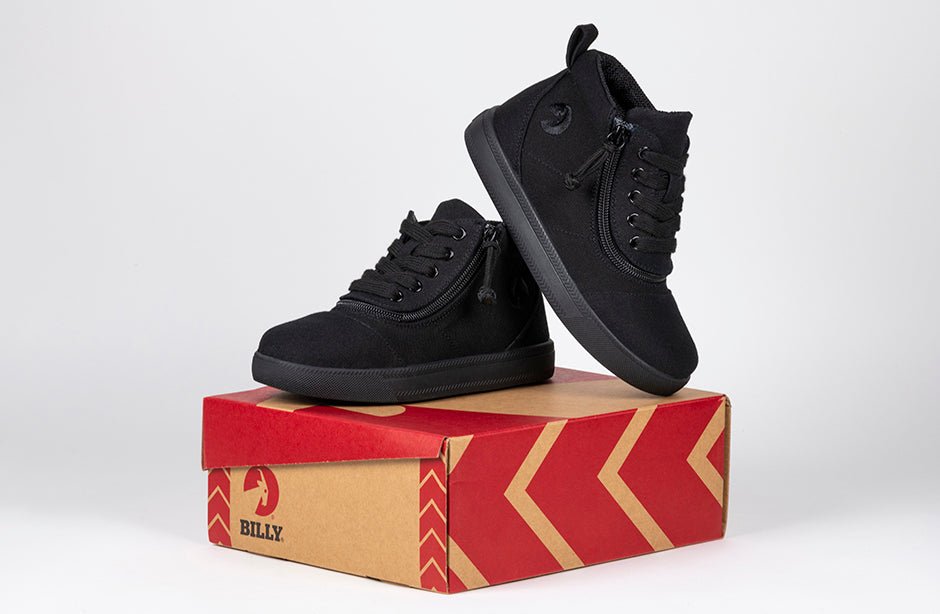 Men's Black to the Floor BILLY D|R Short Wrap High Tops