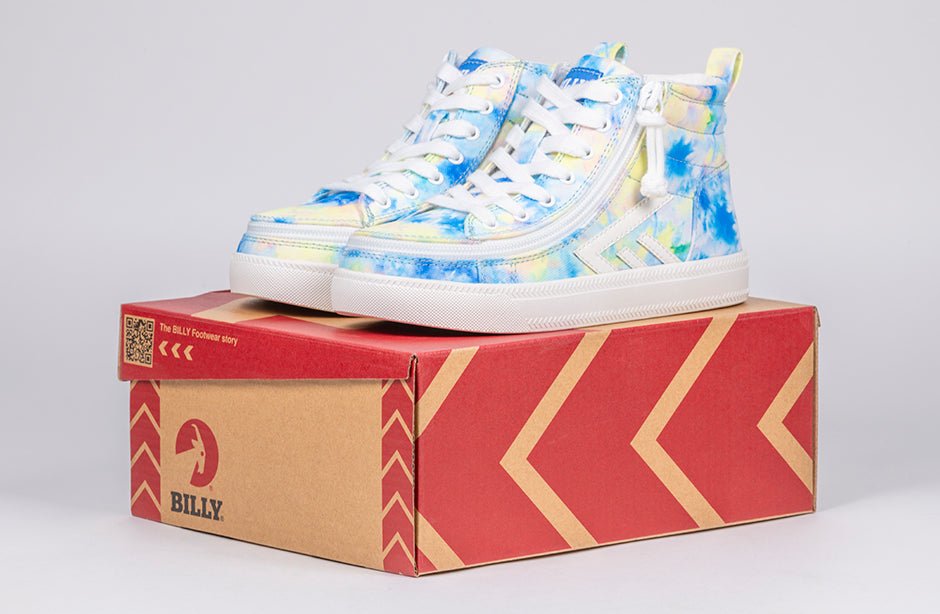 Blue Watercolor BILLY CS High Tops - BILLY Footwear® Canada