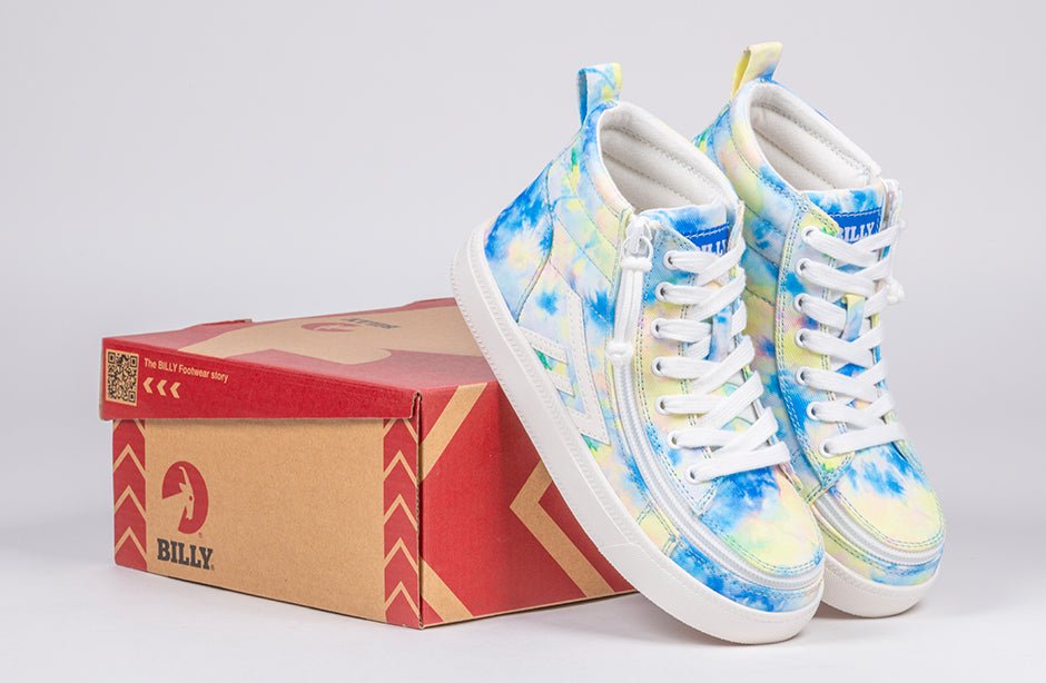 Blue Watercolor BILLY CS High Tops - BILLY Footwear® Canada