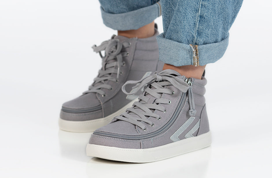 Grey high top trainers womens 2025