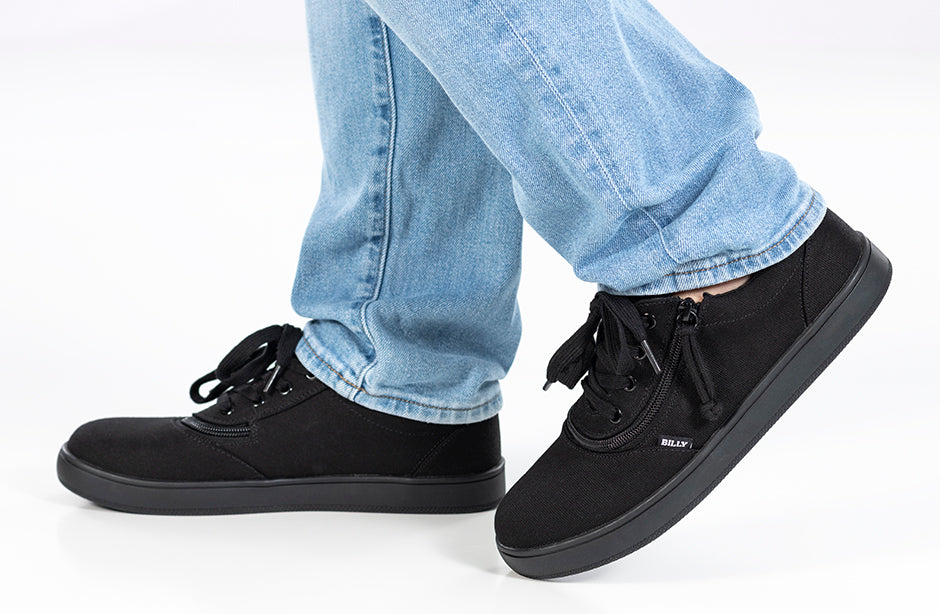 Men's Black to the Floor BILLY Sneaker Low Tops