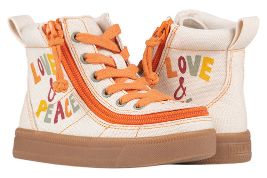 BILLY Classic Lace Highs with retro design, suitable for diabetes, plantar fasciitis, bunions, wide feet, and orthotics use.