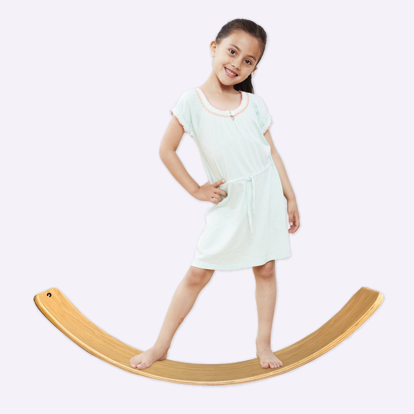 Billy Balance Board Wooden Wobble Board, Toddler, Yoga Curvy Board,Rocker Board Natural Wood for Kids,Adults - BILLY Footwear® Canada