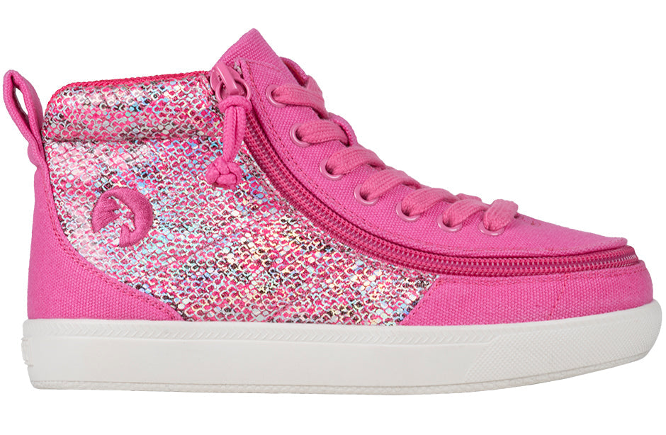 Fuchsia Snake BILLY Classic D|R II High Tops