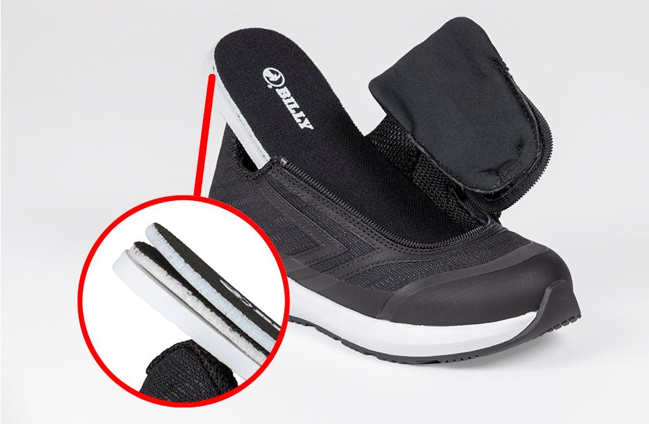 Black BILLY Goat AFO-Friendly Shoes - BILLY Footwear® Canada