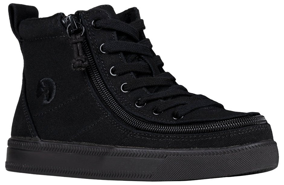 Black to the Floor Canvas BILLY Classic Lace High Tops - BILLY Footwear® Canada