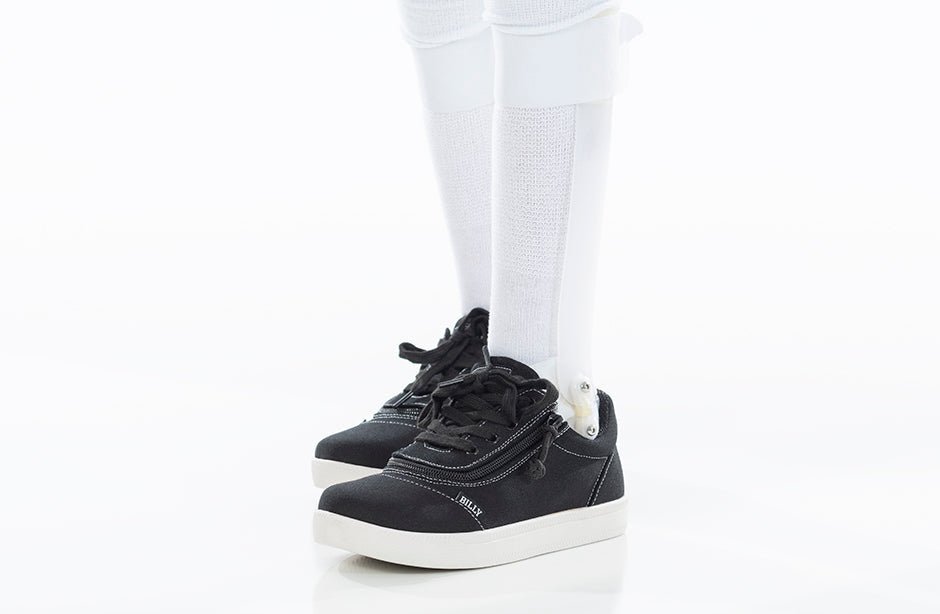 Black/White BILLY D|R Short Wrap Low Tops - BILLY Footwear® Canada