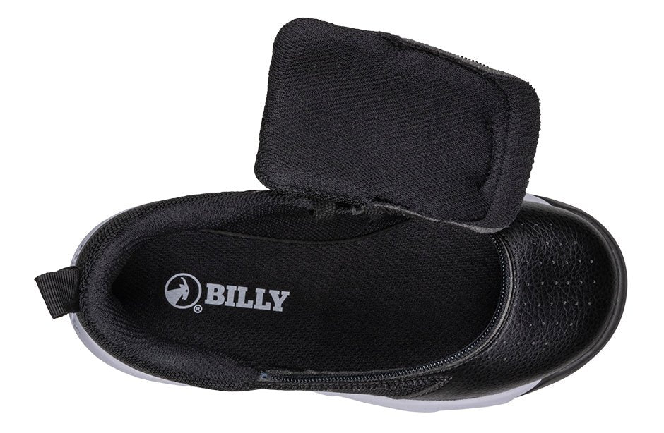 Black/White BILLY Sport Court Athletic Sneakers - BILLY Footwear® Canada