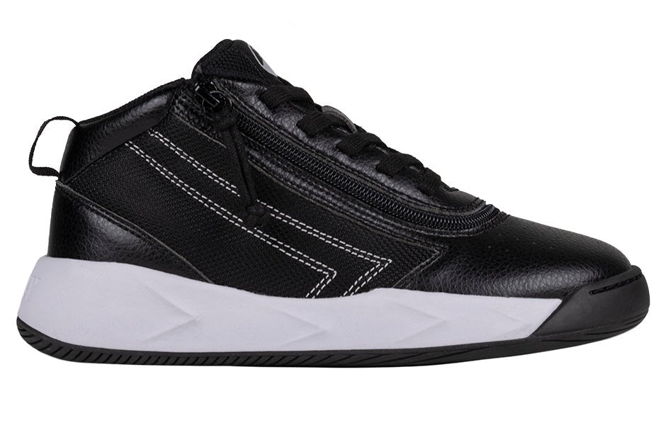 Black/White BILLY Sport Hoop Athletic Sneakers - BILLY Footwear® Canada