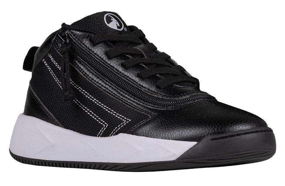 Black/White BILLY Sport Hoop Athletic Sneakers - BILLY Footwear® Canada