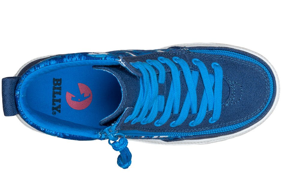 Blue Sharks BILLY Classic Lace High Tops - BILLY Footwear® Canada