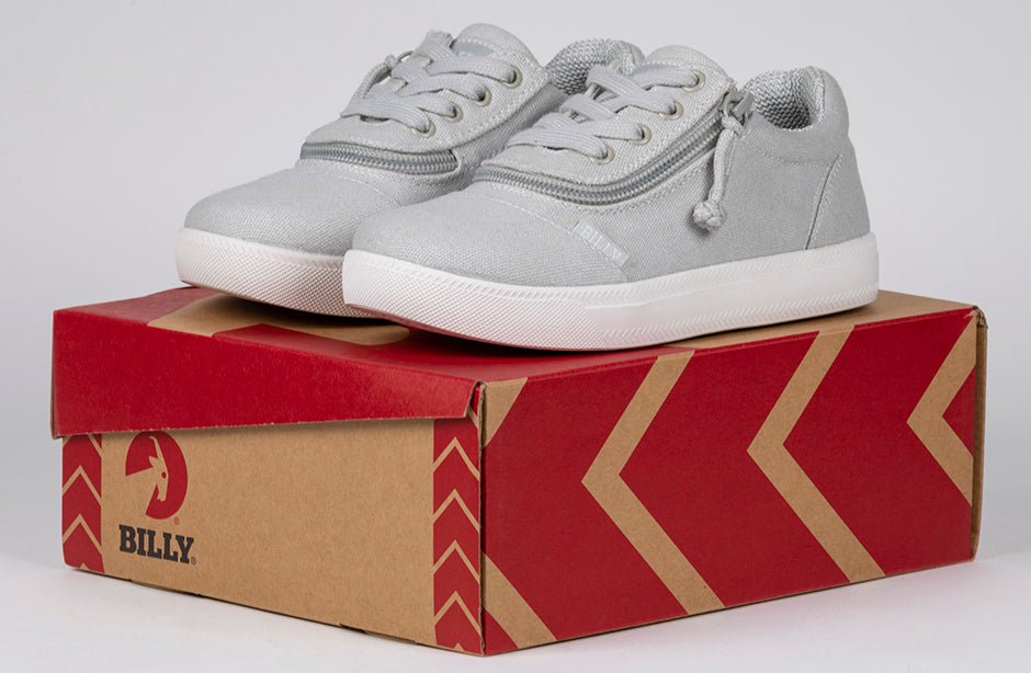 Grey BILLY D|R Short Wrap Low Tops - BILLY Footwear® Canada