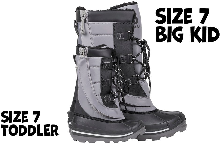 Grey BILLY Ice Winter Boots - BILLY Footwear® Canada