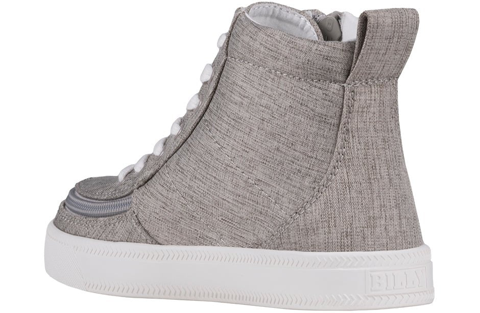 Grey Jersey BILLY Classic Lace Highs - BILLY Footwear® Canada