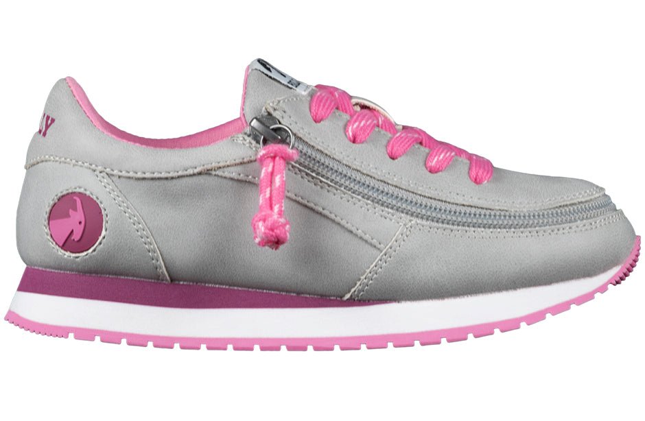 Grey/Fuchsia BILLY Joggers - BILLY Footwear® Canada