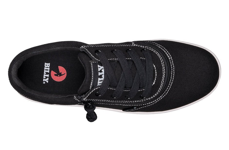 Men's Black/White Stitch BILLY Sneaker Low Tops - BILLY Footwear® Canada