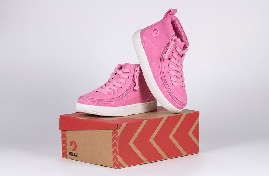 Pink BILLY Classic D|R High Tops - BILLY Footwear® Canada