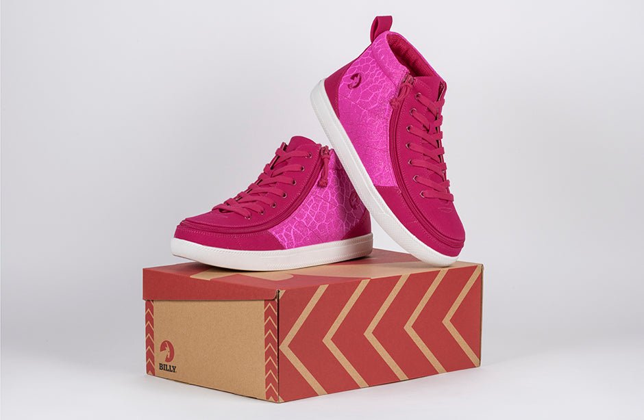 Pink Print BILLY Classic D|R High Tops - BILLY Footwear® Canada