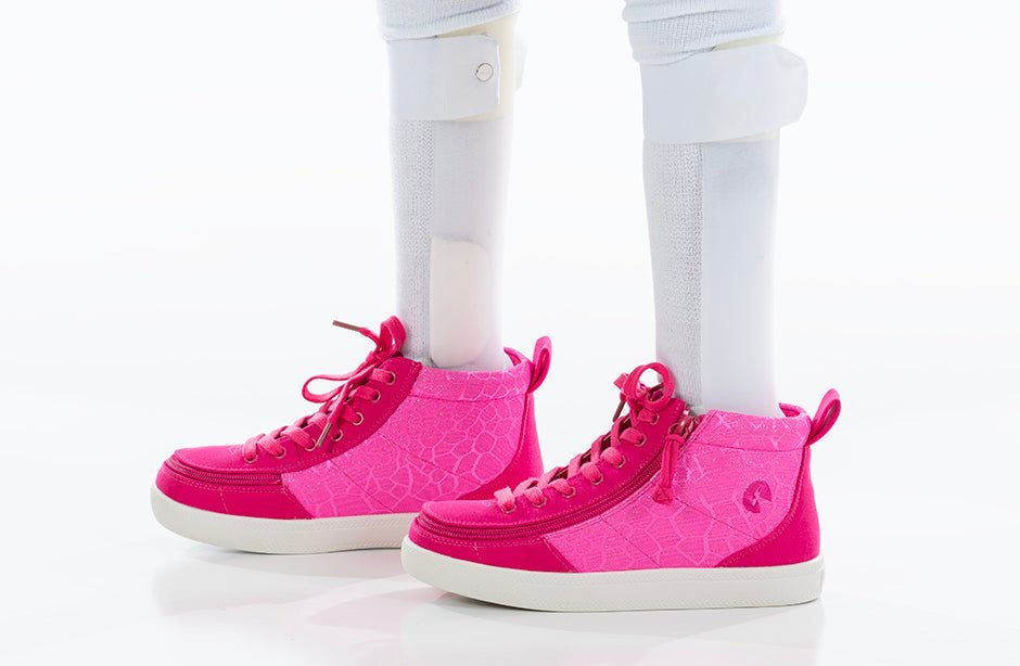 Pink Print BILLY Classic D|R High Tops - BILLY Footwear® Canada