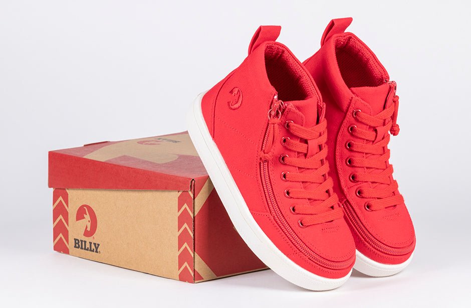 Red BILLY Classic D|R High Tops - BILLY Footwear® Canada