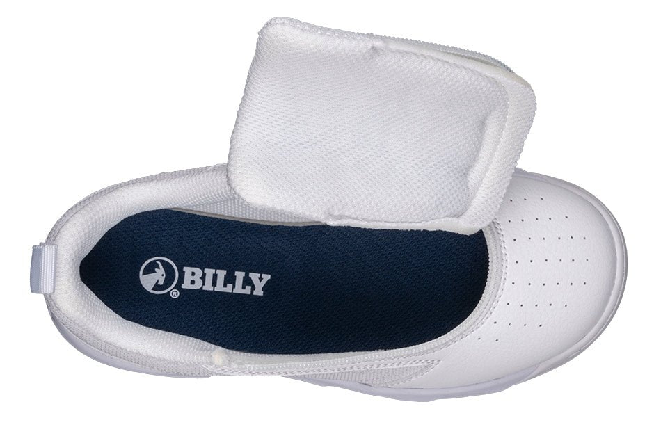 White/Navy BILLY Sport Court Athletic Sneakers - BILLY Footwear® Canada