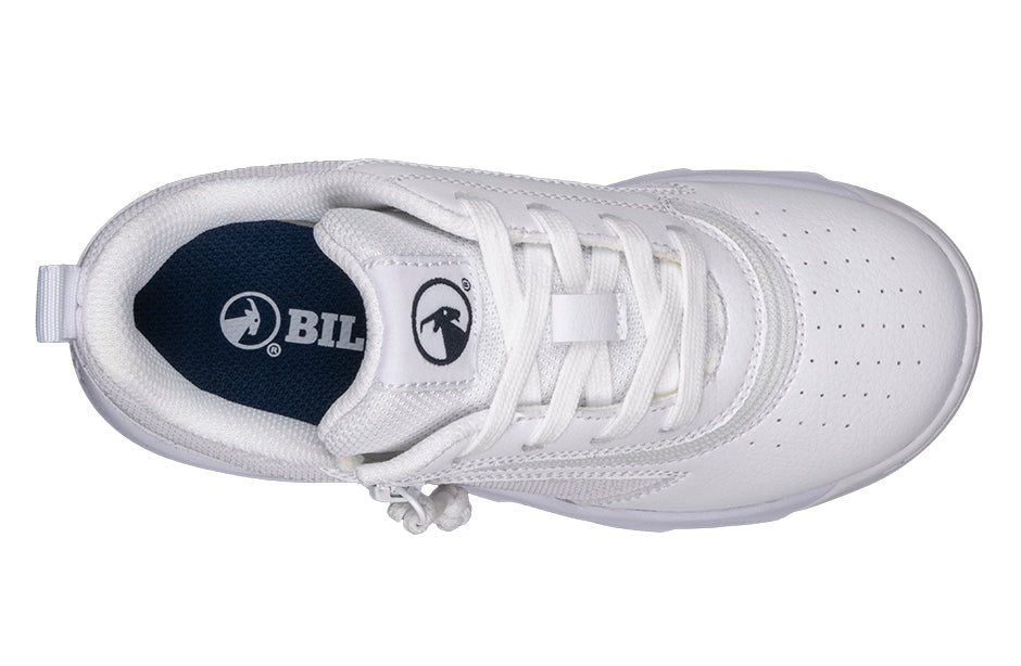 White/Navy BILLY Sport Court Athletic Sneakers - BILLY Footwear® Canada