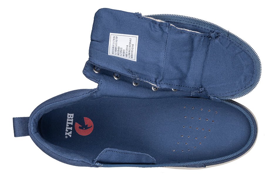 Women's Beach Blue BILLY Sneaker Lace Mid Tops - BILLY Footwear® Canada