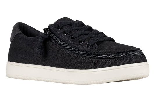 Women's Black Canvas BILLY Sneaker Low Tops - BILLY Footwear® Canada