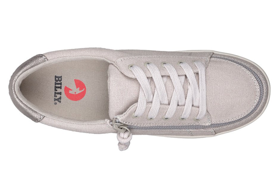 Women's Light Grey BILLY Sneaker Low Tops - BILLY Footwear® Canada