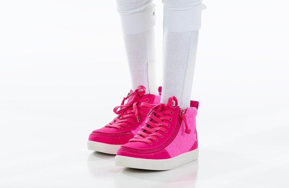 Women's Pink Print BILLY Classic D|R High Tops - BILLY Footwear® Canada